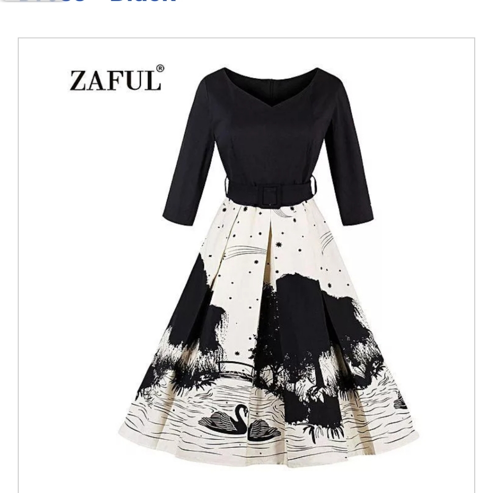 Zaful vintage dress